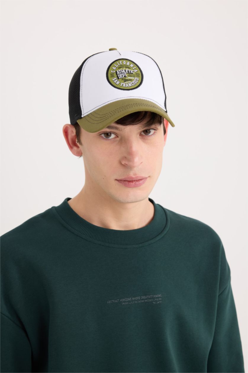 MAN Khaki قبعة منسوج
