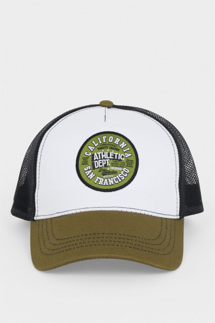 رجال كاكي شفقة كاب رجالي منسوج باتكيت