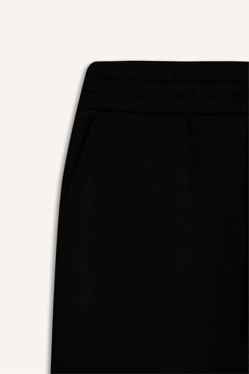 MAN Black Regular Fit Trousers