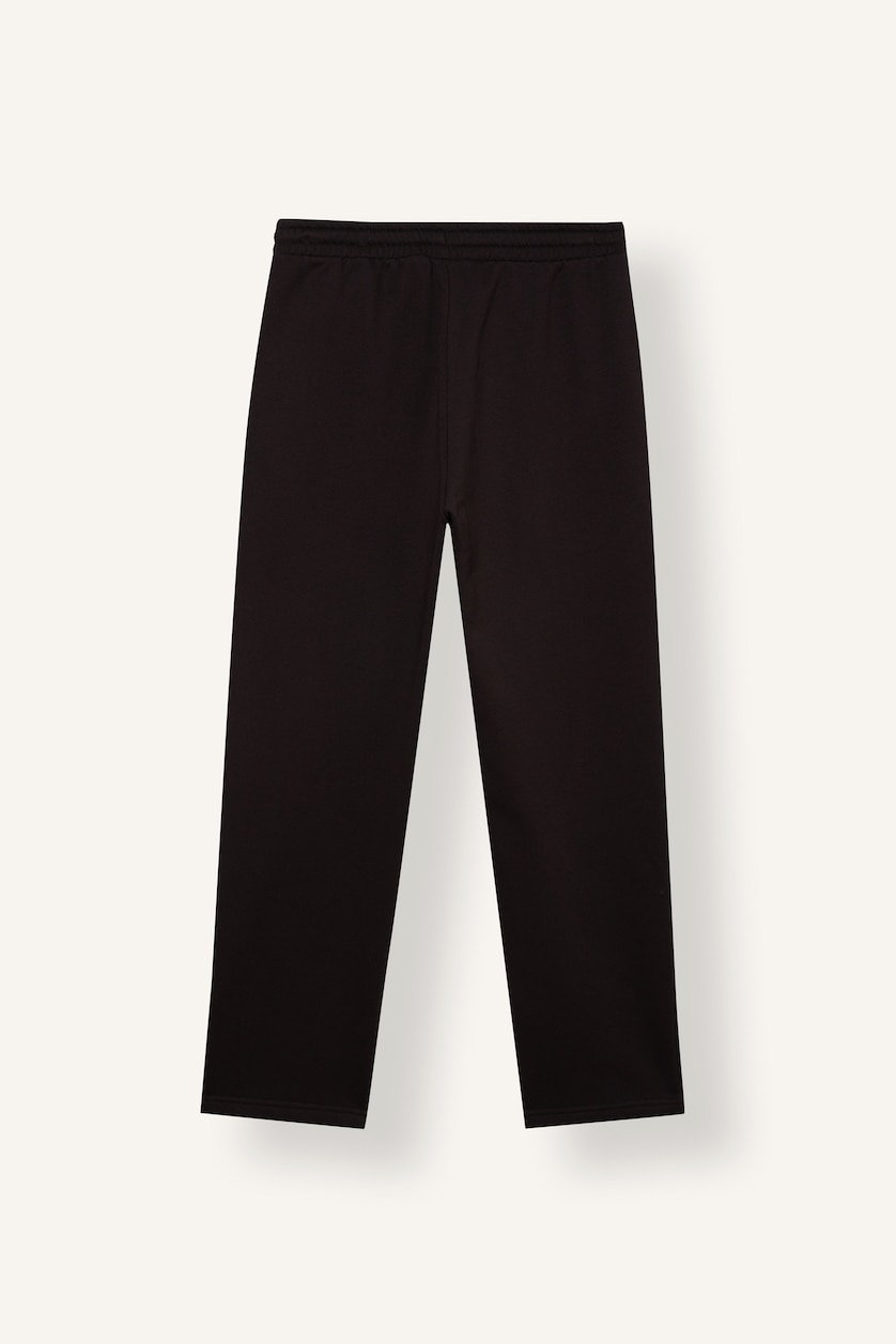 Men Brown Regular Fit Thick Pocketed Straight Leg Sweatpants