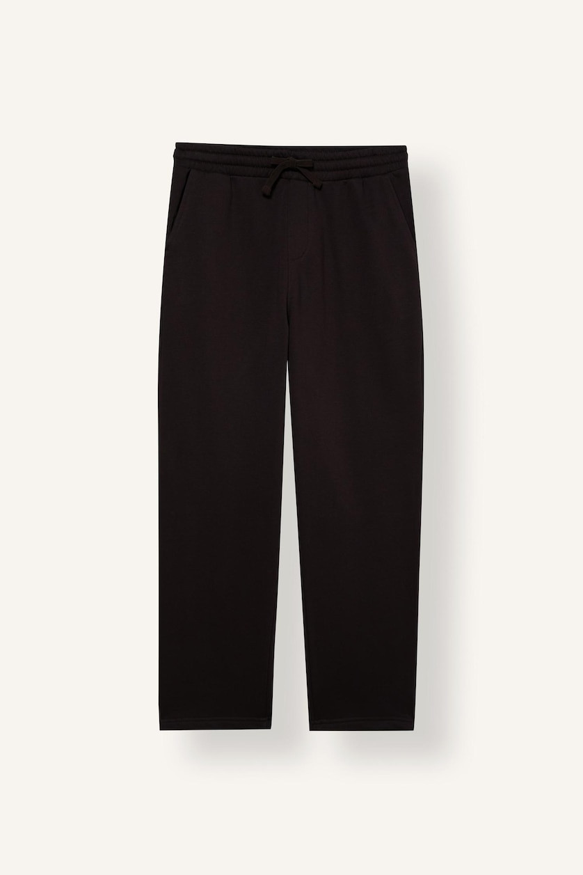 MAN Brown Regular Fit Thick Pocketed Straight Leg Sweatpants