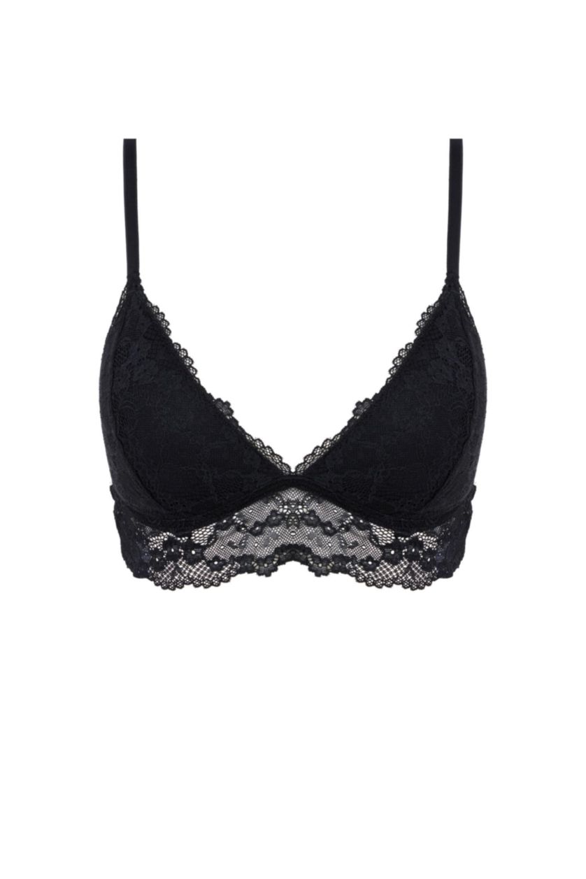 Kadın Siyah Kaplı Pedli Bralet