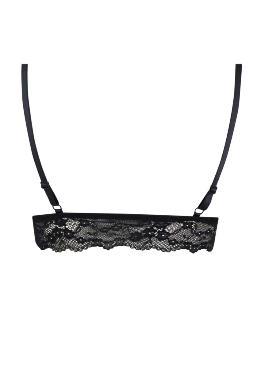 Kadın Siyah Kaplı Pedli Bralet