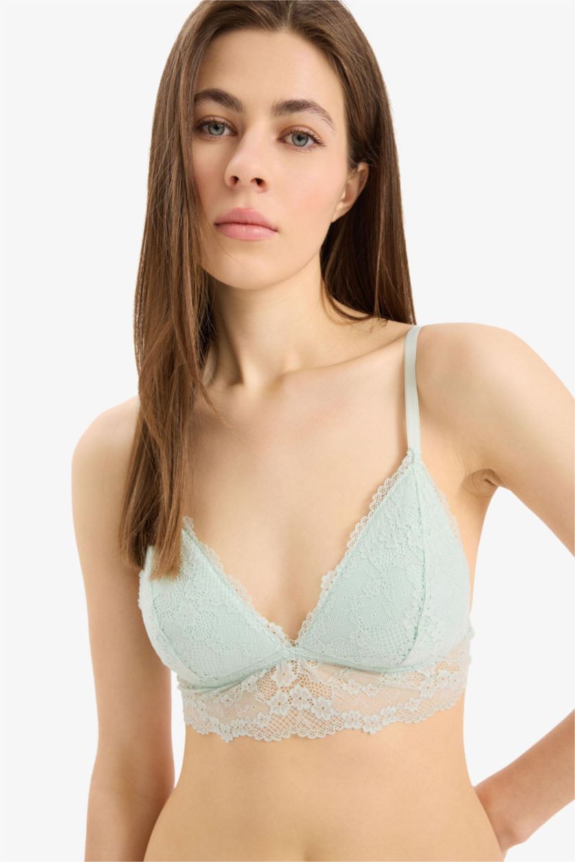 Kadın Mint Kaplı Pedli Bralet