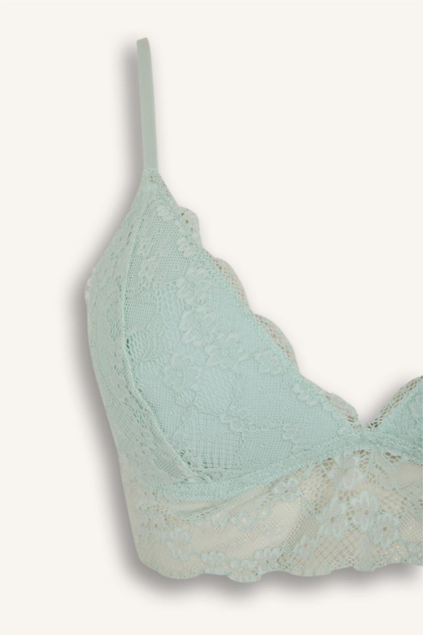Kadın Mint Kaplı Pedli Bralet