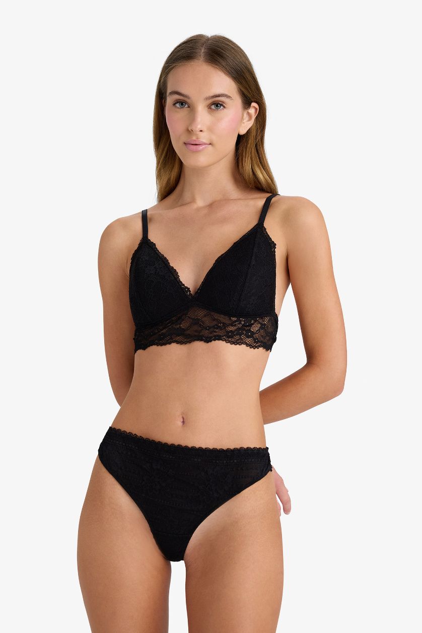 WOMAN Black Fall in Love Full Lace Bra