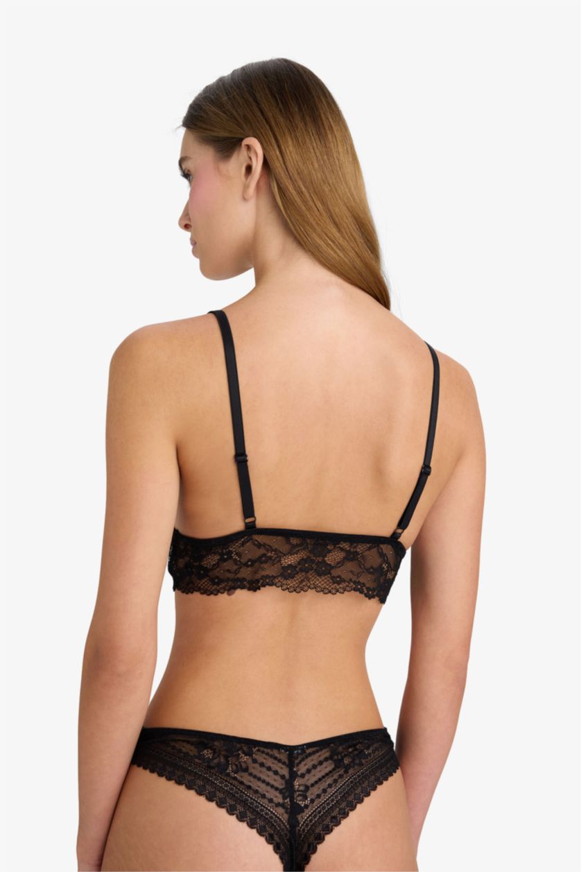 WOMAN Black Fall in Love Full Lace Bra