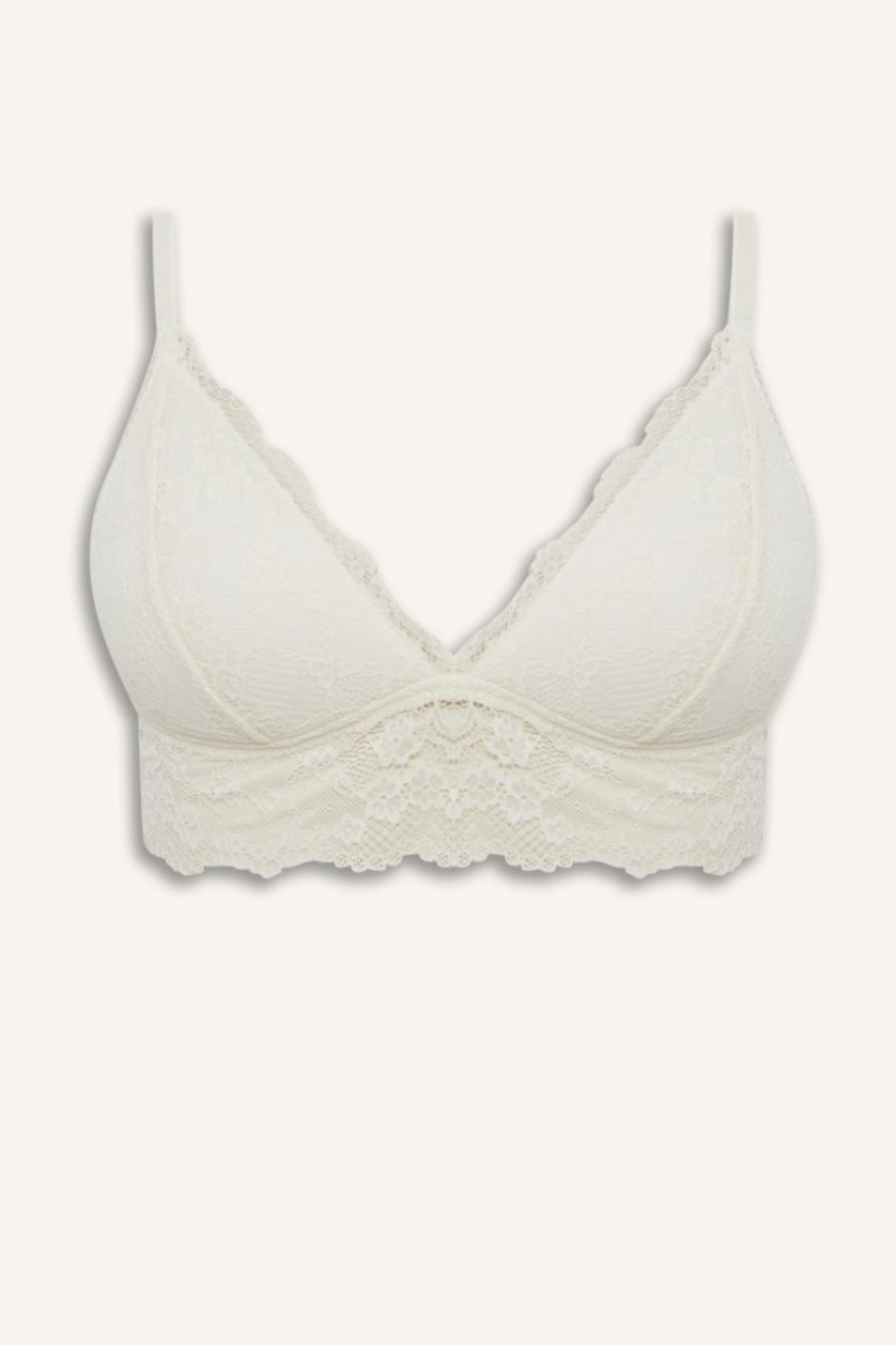 WOMAN White Fall in Love Full Lace Bra