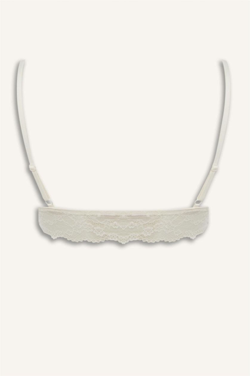 WOMAN White Fall in Love Full Lace Bra