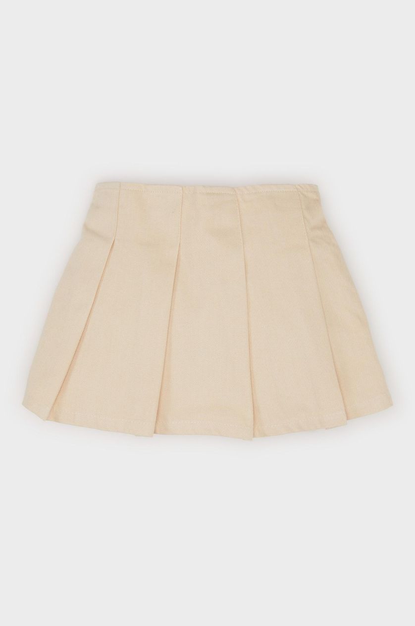 BÉBÉ FILLE Beige Jupe en gabardine pour bébé fille