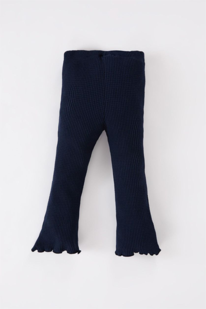 طفلة صغيرة كحلي ليجن بيبي بناتي برجل واسع وافل