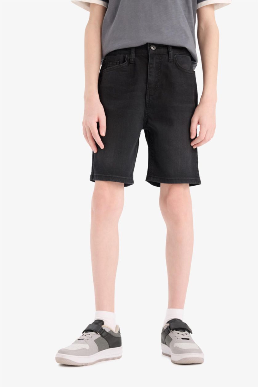 أولادي أسود شورت جينز اولادي أسود