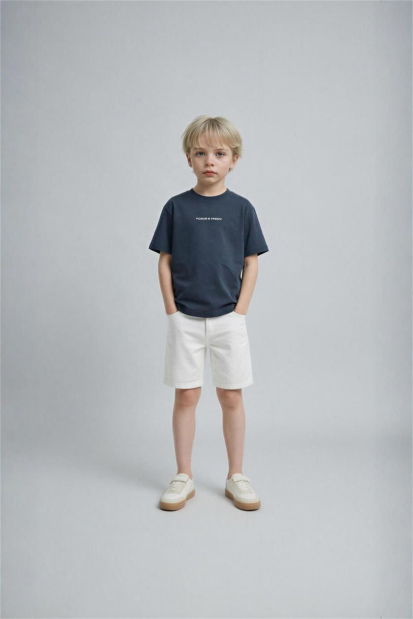 Boys & Teens White Boy Shorts