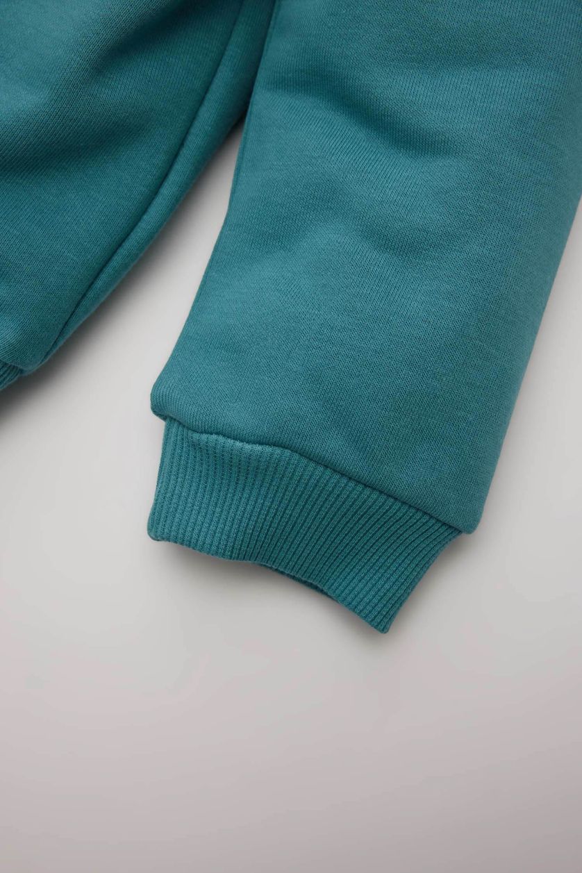 BÉBÉ GARÇON Açık Petrol Ensemble de sweatshirt imprimé et jogging pour bébé garçon