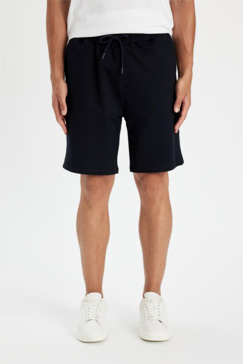 Man NAVY Regular Fit Sweatshirt Fabric Shorts