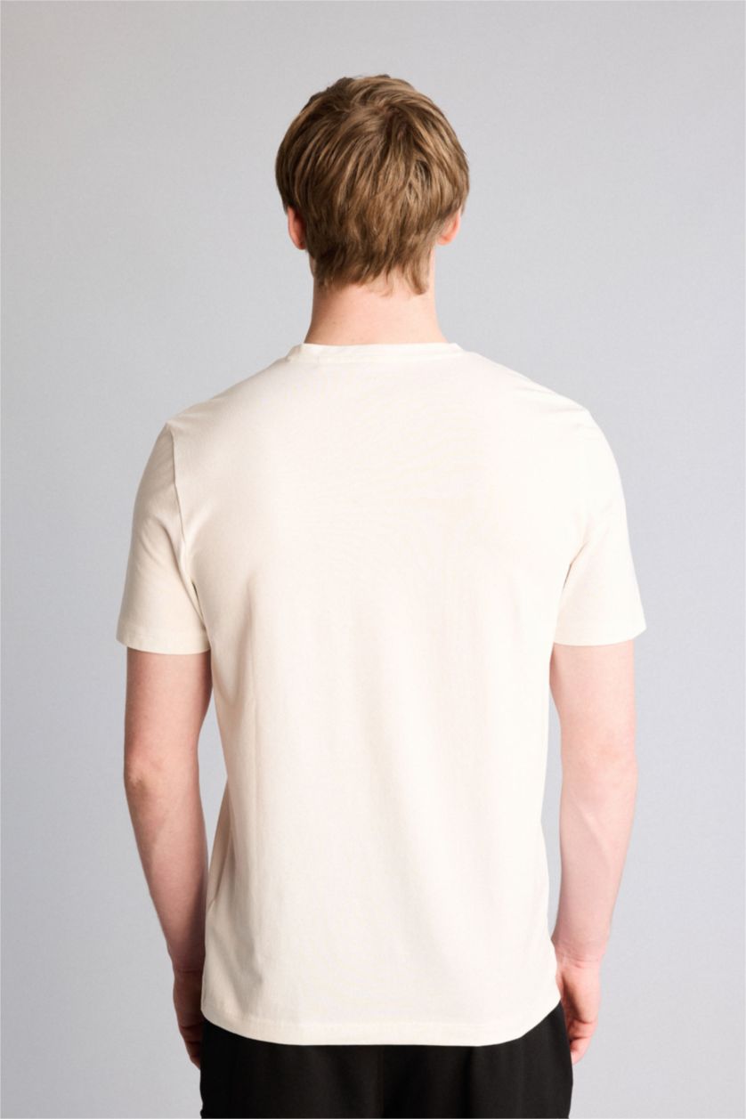 رجال اوف وايت تيشيرت نص ردن قصة عادية بياخة V