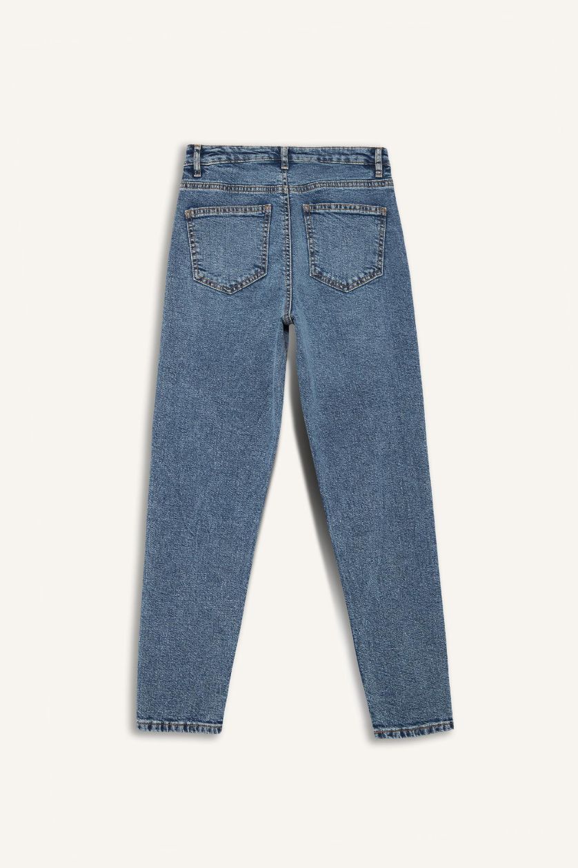 نساء أزرق بنطلون جينز ميا كومفرت فيت برجل عادي وخصر عادي