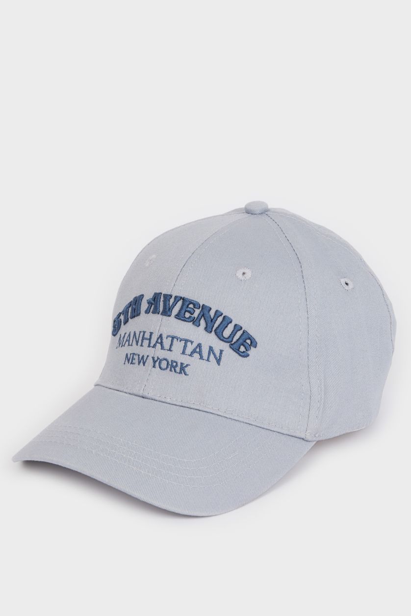 حريمي أزرق كاب بيسبول حريمي منسوج باتكيت