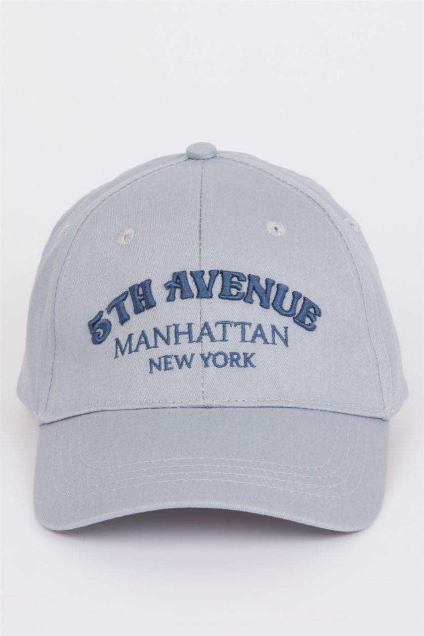 حريمي أزرق كاب بيسبول حريمي منسوج باتكيت