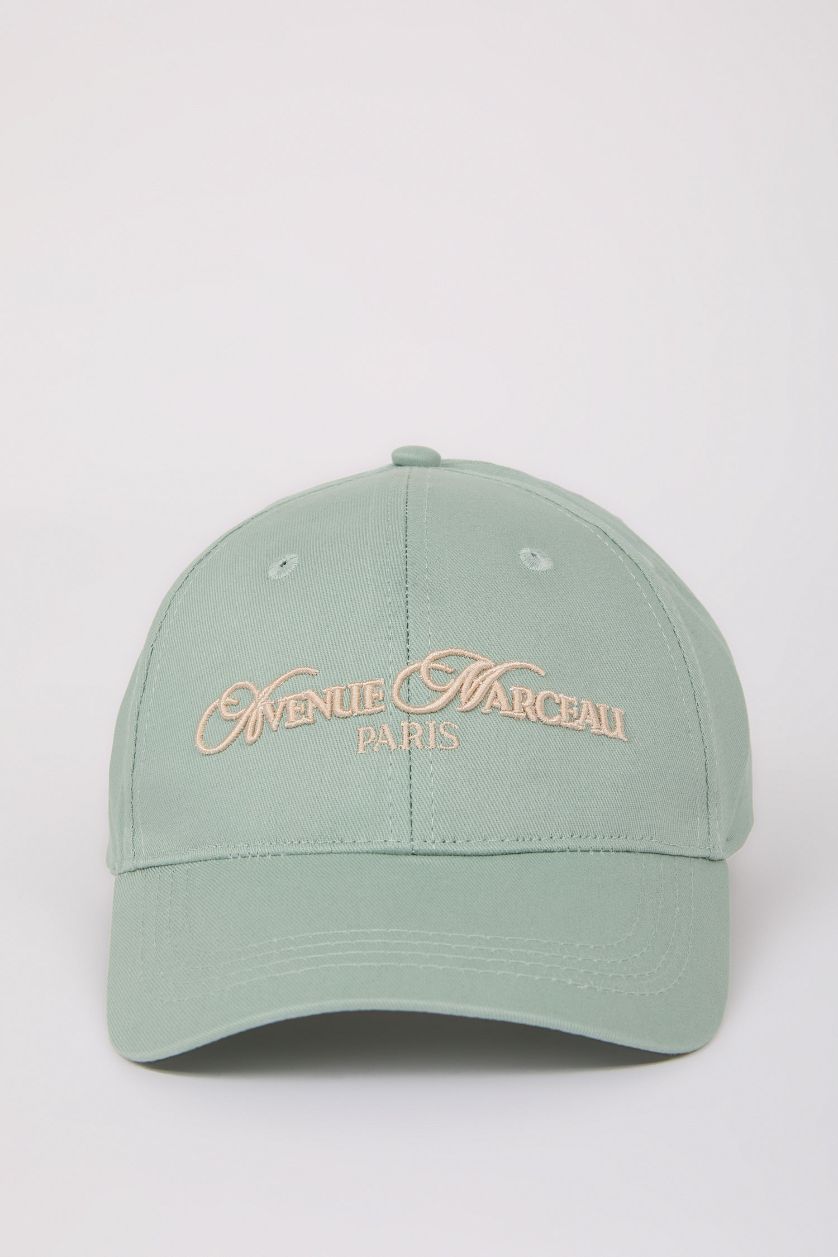 نساء نعناع شفقة كاب نسائي بيسبول منسوج باتكيت