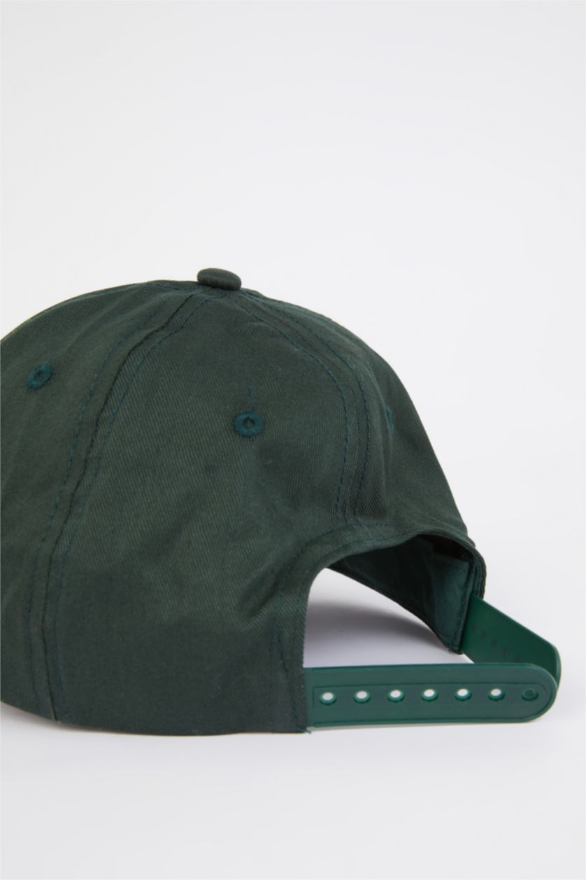 Kadın Yeşil Kadın Etiket Baskılı Dokuma Beyzbol Basketbol Şapkası