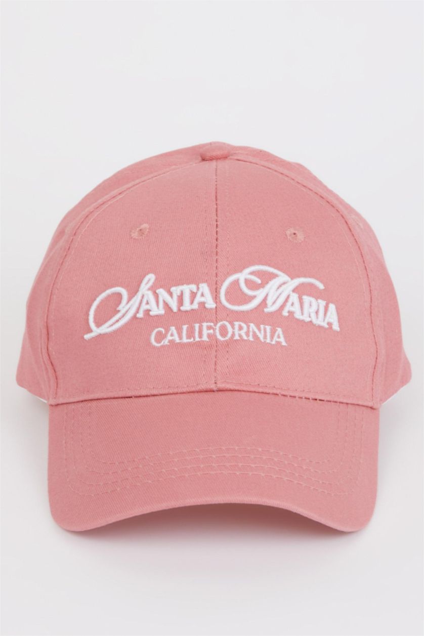 نساء زهري غامق شفقة كاب نسائي بيسبول منسوج باتكيت