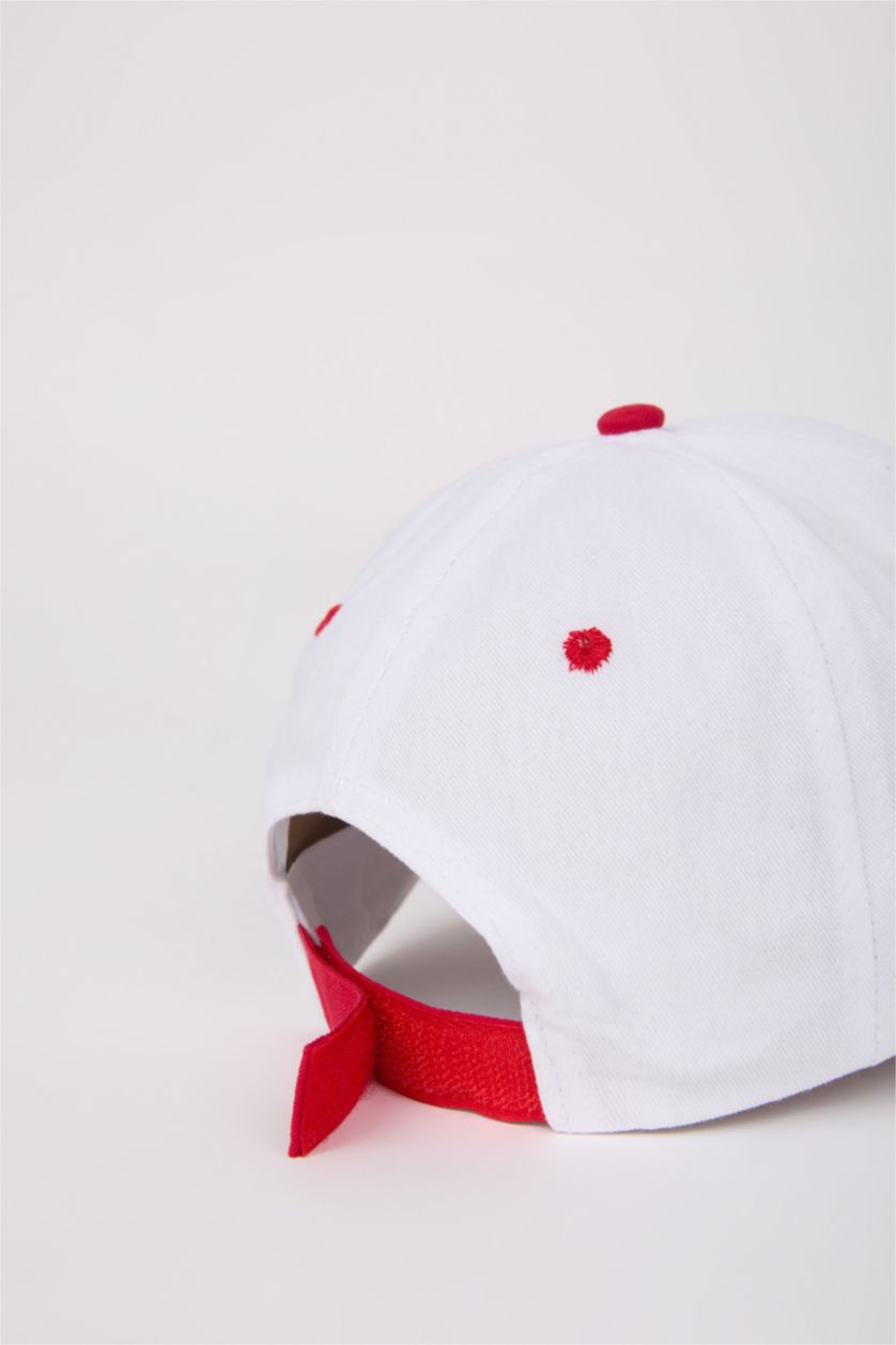 Woman Red Woman Label Printed Woven Baseball Basketball Cap