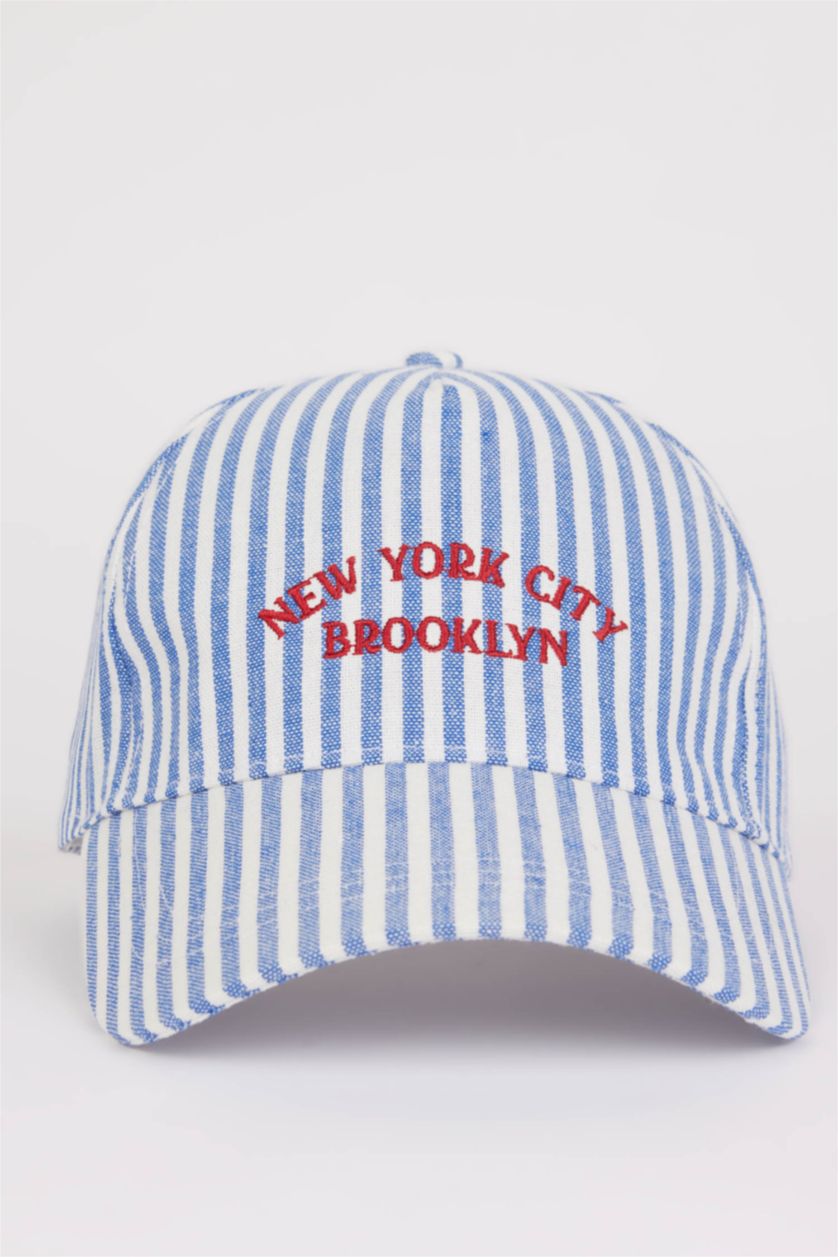 Женщины Голубрй Женская бейсболка с этикеткой и вышивкой