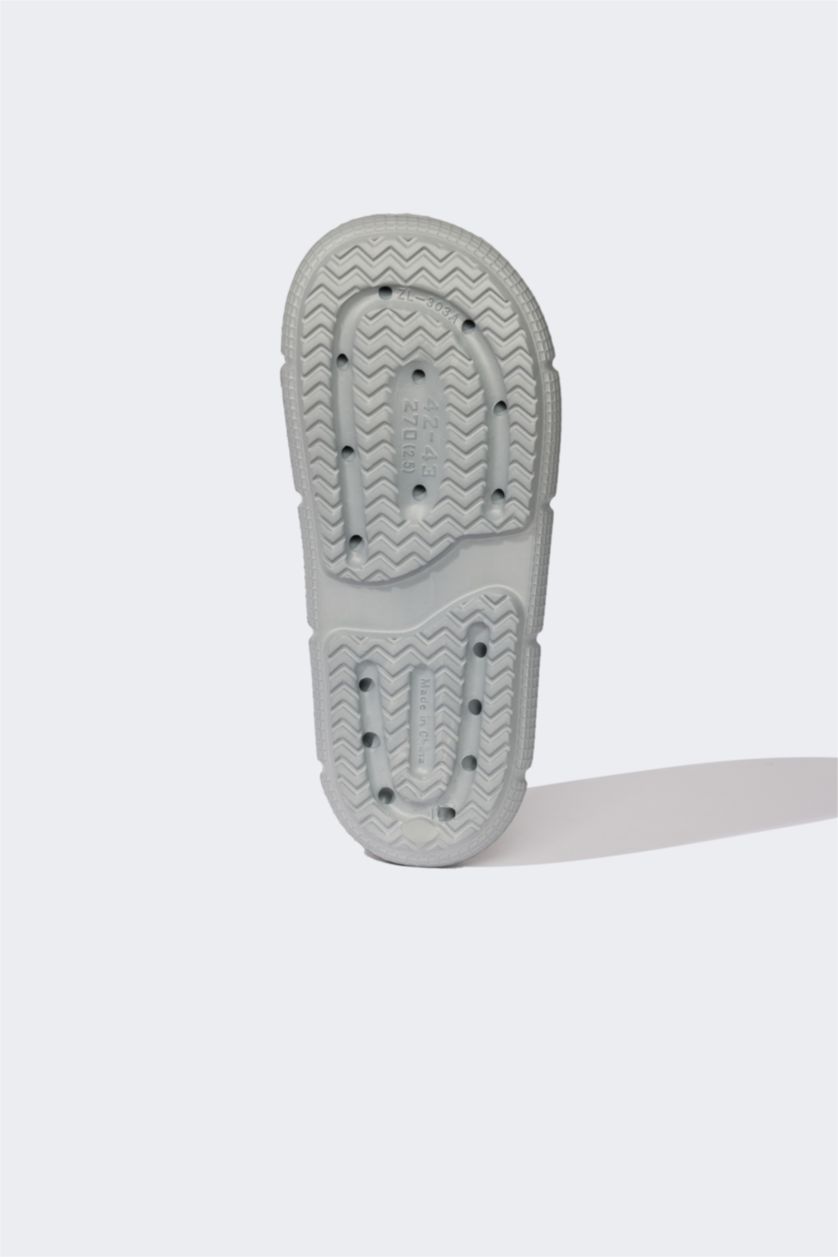 رجالي رمادي شبشب رجالي إيفا رمادي بكعب مسطح بشريط مزدوج