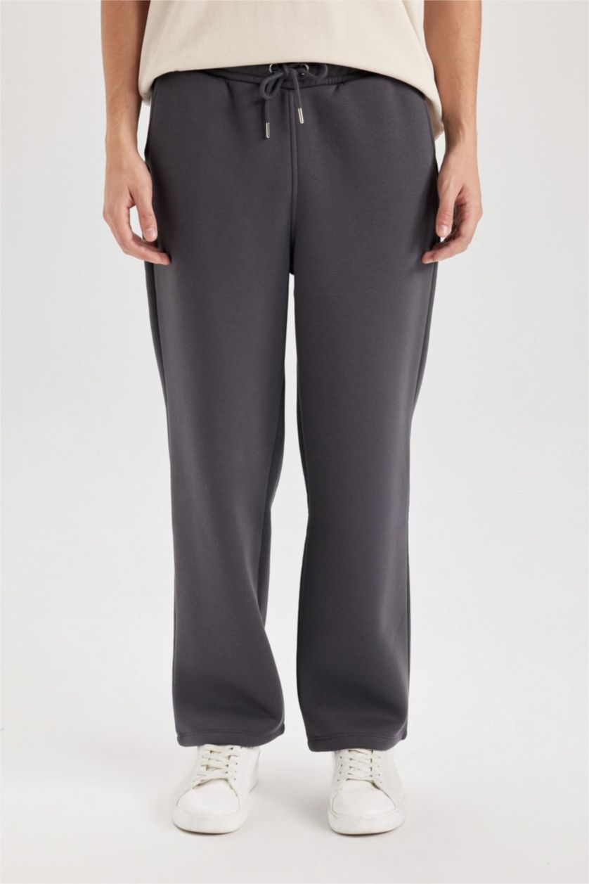 Ерлер Антрацит релакс пішімі 3 көтерілген жіп тұрақты етек Шалбар