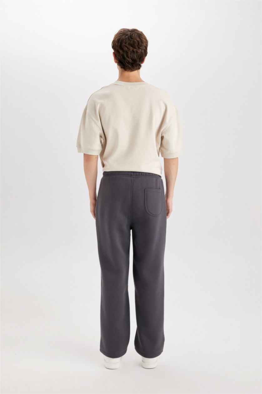 Ерлер Антрацит релакс пішімі 3 көтерілген жіп тұрақты етек Шалбар