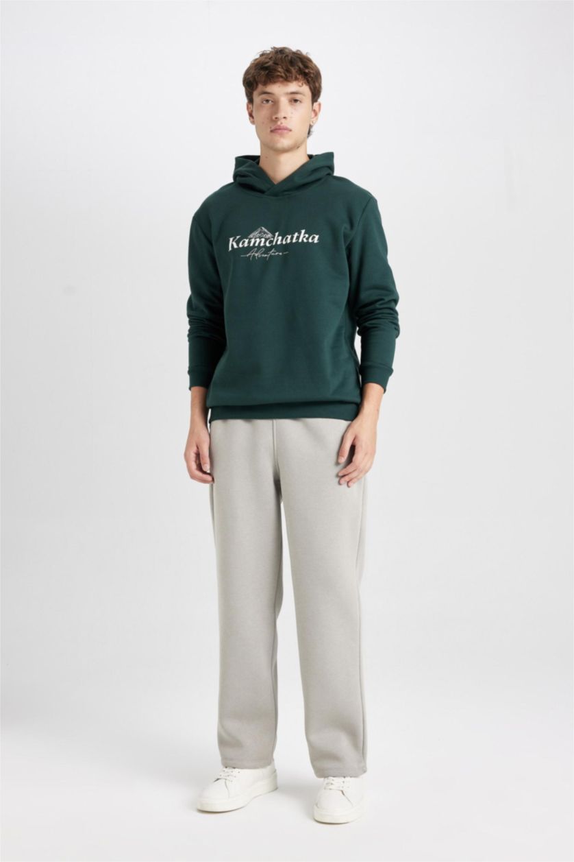 Ерлер Сұр релакс пішімі 3 көтерілген жіп тұрақты етек Шалбар