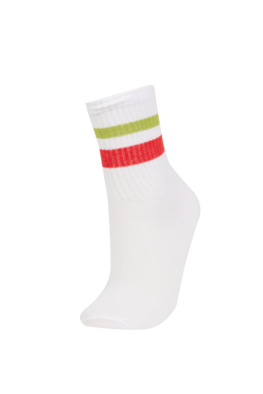 Мальчики и подростки Белый Длинные носки из хлопка для мальчиков, 3 пары