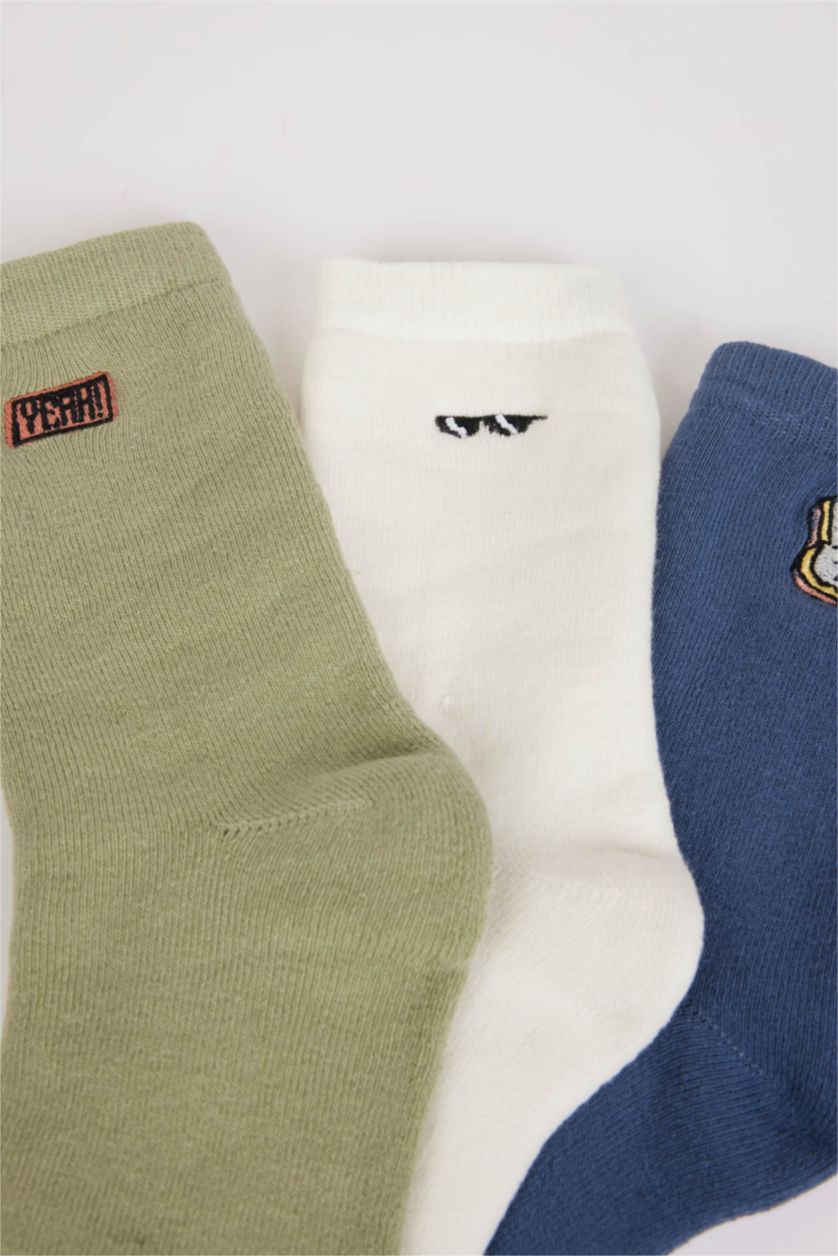 GARÇONS Karma Lot de 3 paires de Chaussettes longues en coton pour garçon