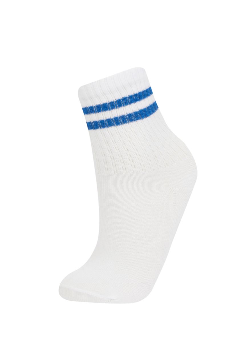 Boys & Teens White Boy 3 Piece Cotton Long Socks