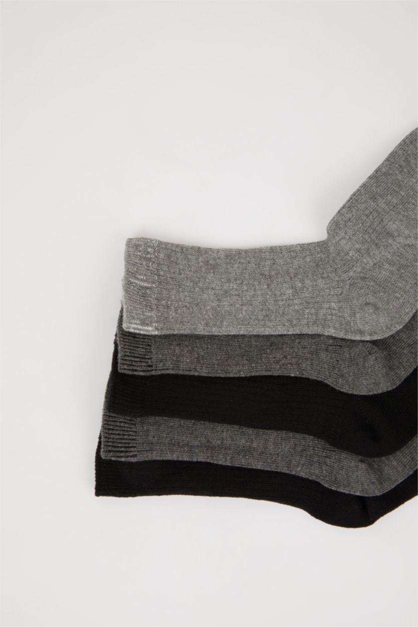 Erkek Çocuk - Genç Erkek Karma Erkek Çocuk 5'li Pamuklu Uzun Çorap