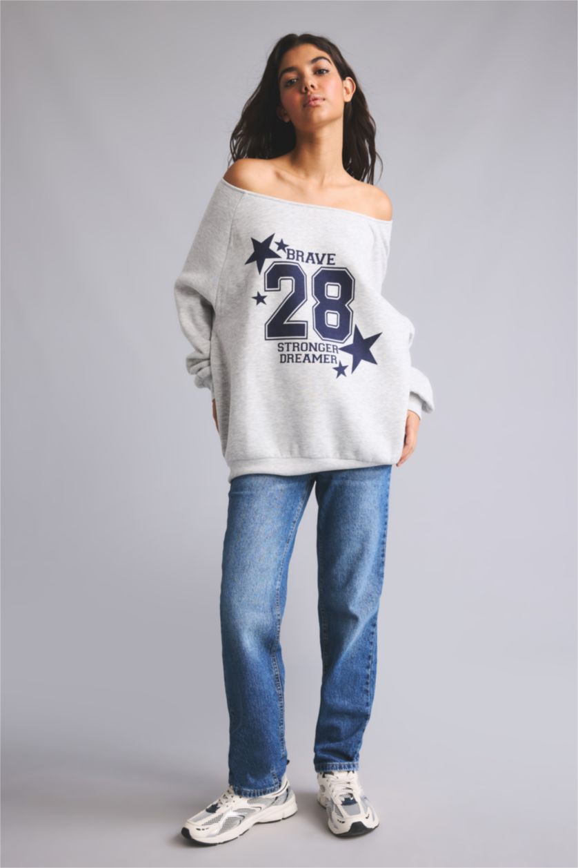 Kadın Mavi Comfort Straight Bilek Boyu Jean Pantolon