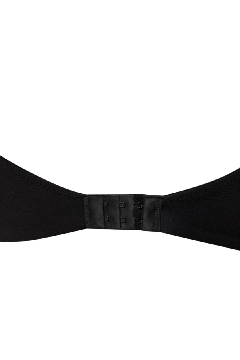 Женщины Черный Fall in Love Бюстгальтер с кружевными деталями и push-up ко Дню Святого Валентина