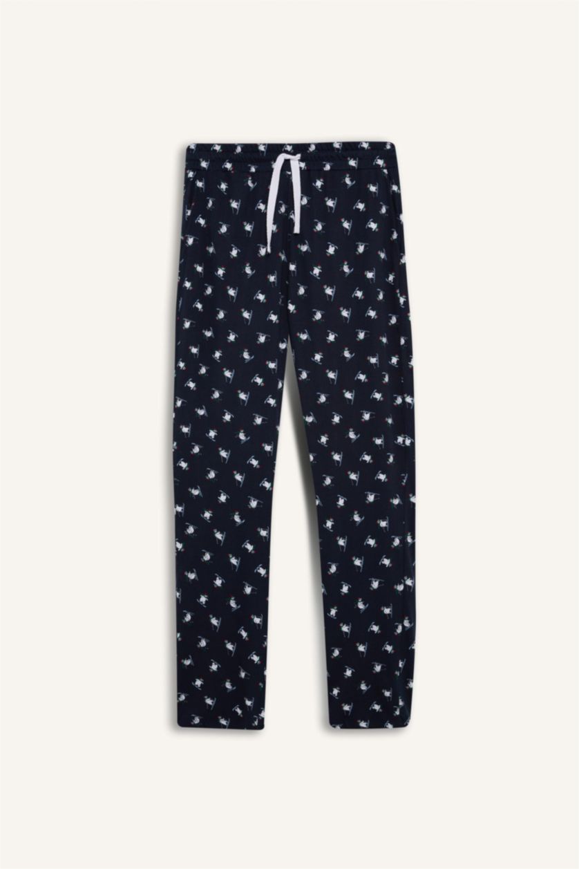 MAN NAVY Regular Fit Knitted Bottoms