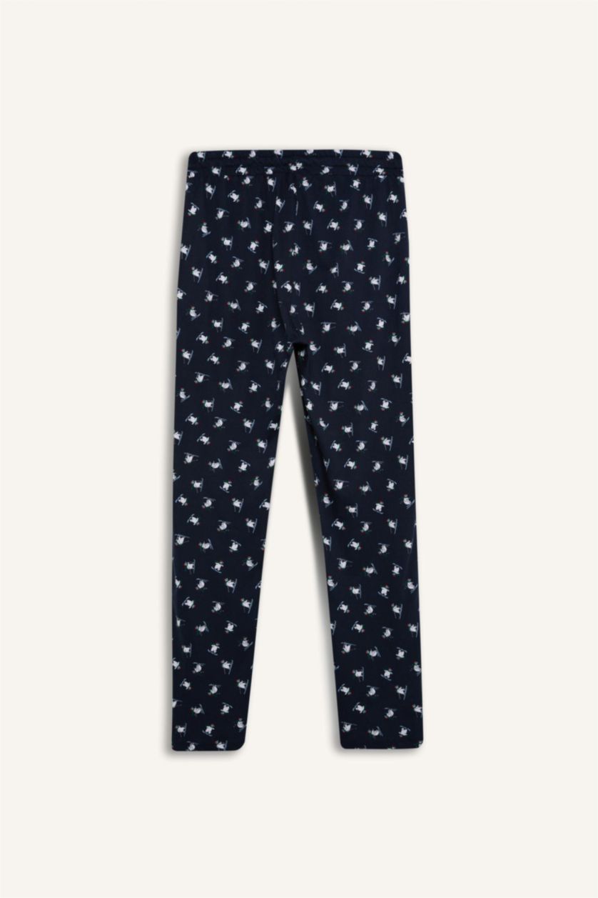 MAN NAVY Regular Fit Knitted Bottoms