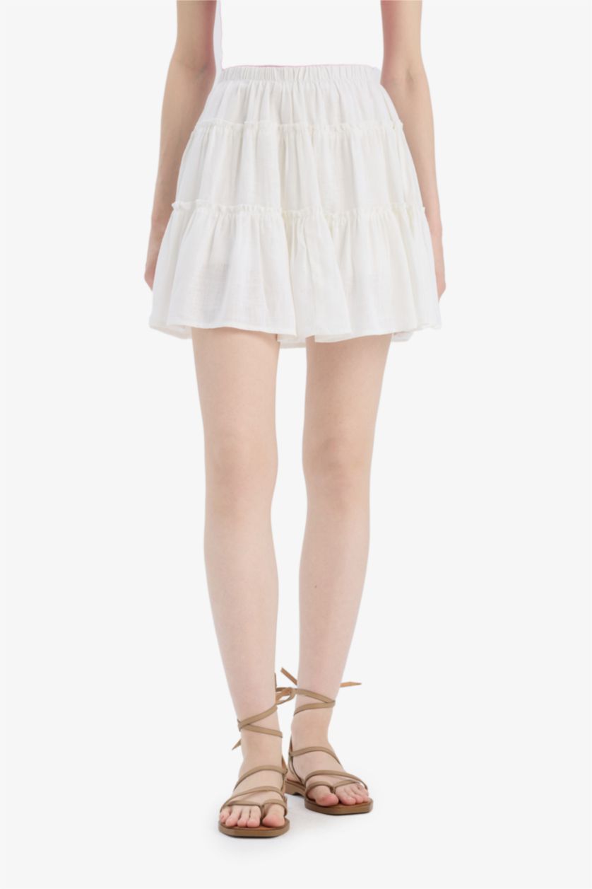 Әйелдерге АҚ қысқа ұзындық Тоқылған юбка