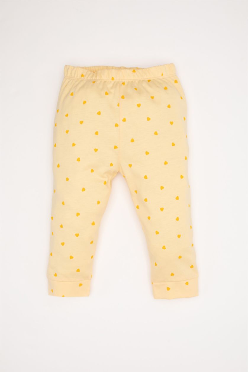 Baby Girls Yellow 2 piece Regular Fit Crew Neck Looney Tunes Licensed Knitted Pyjamas