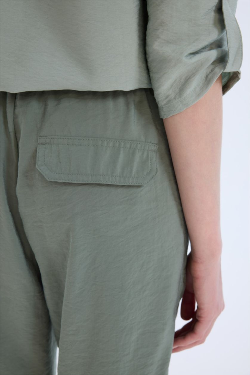 Әйелдерге ашық жасыл джоггер пішімі модаль толарсақ Шалбар