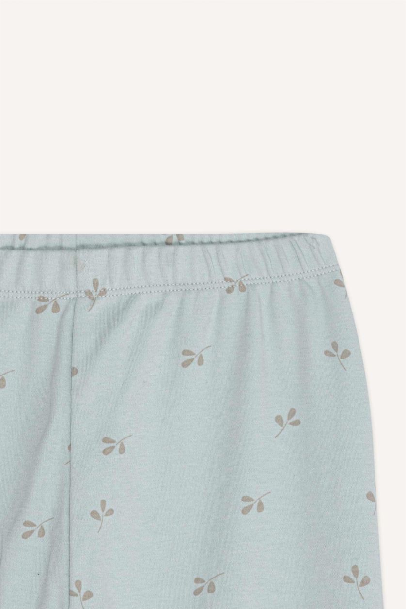 BABY GIRL Mint Baby Girl Printed Long Sleeve 2 Piece Pajama Set