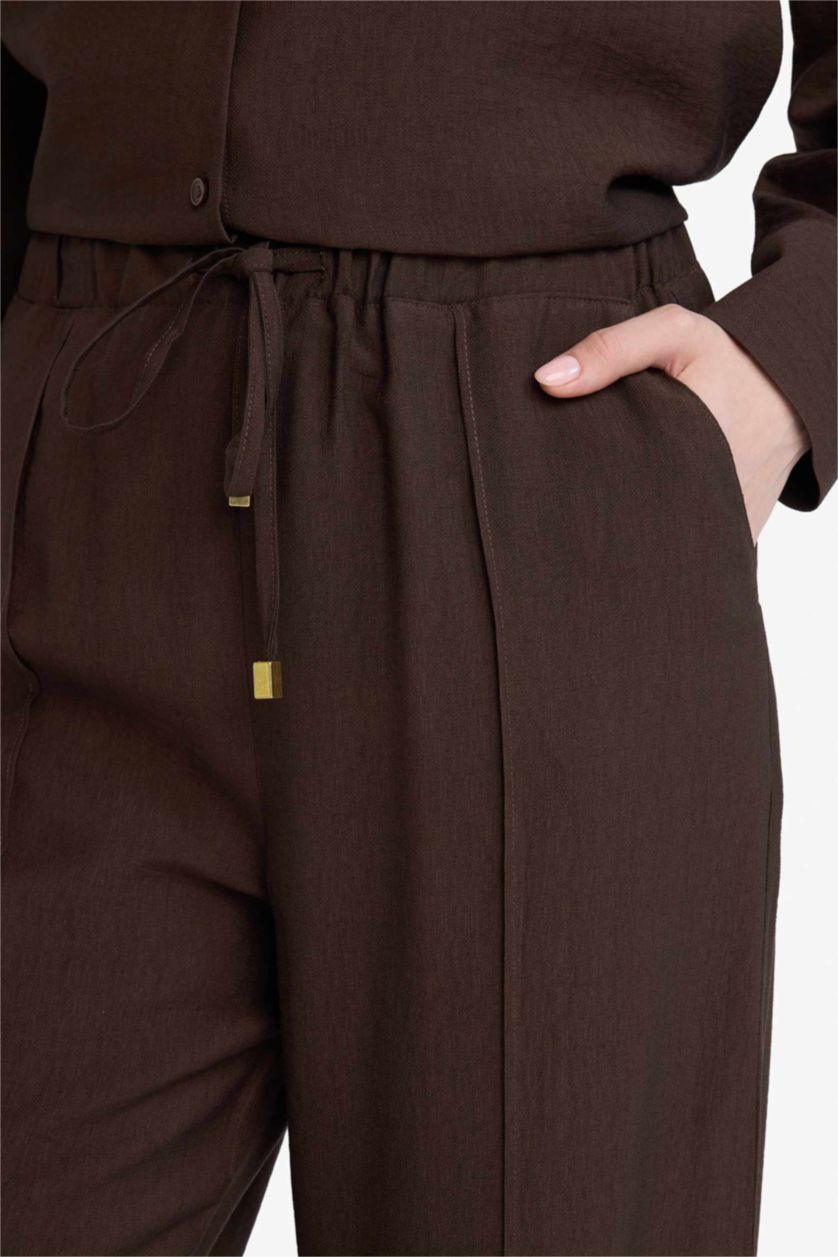 نساء بني بنطرون قصة مستقيمة برجل عادي