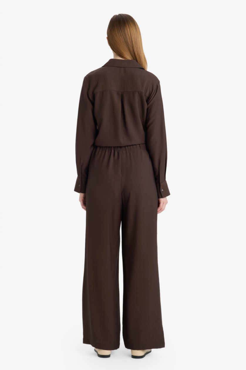 نساء بني بنطرون قصة مستقيمة برجل عادي