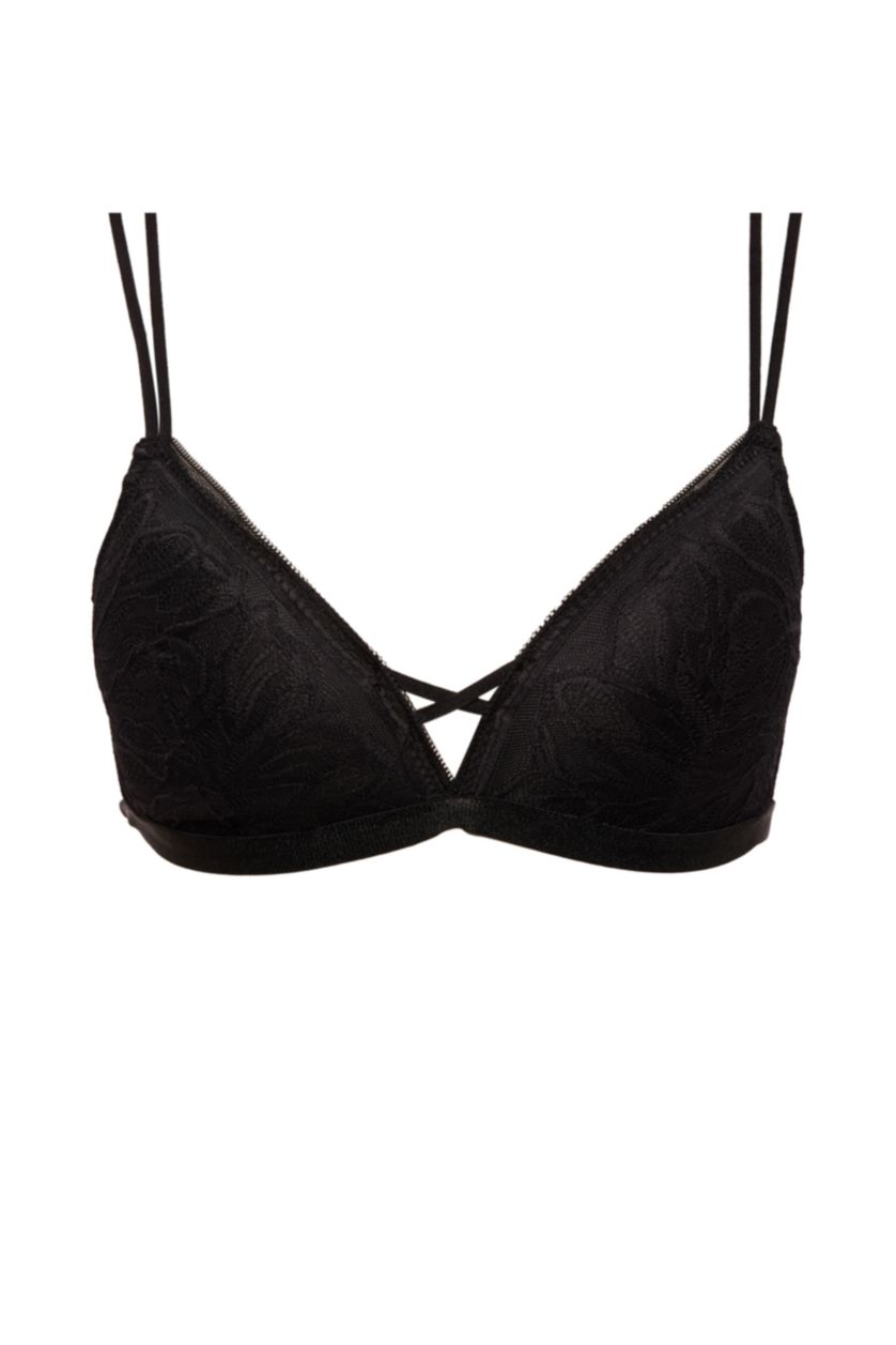 WOMAN Black Fall in Love Full Lace Comfort Bra