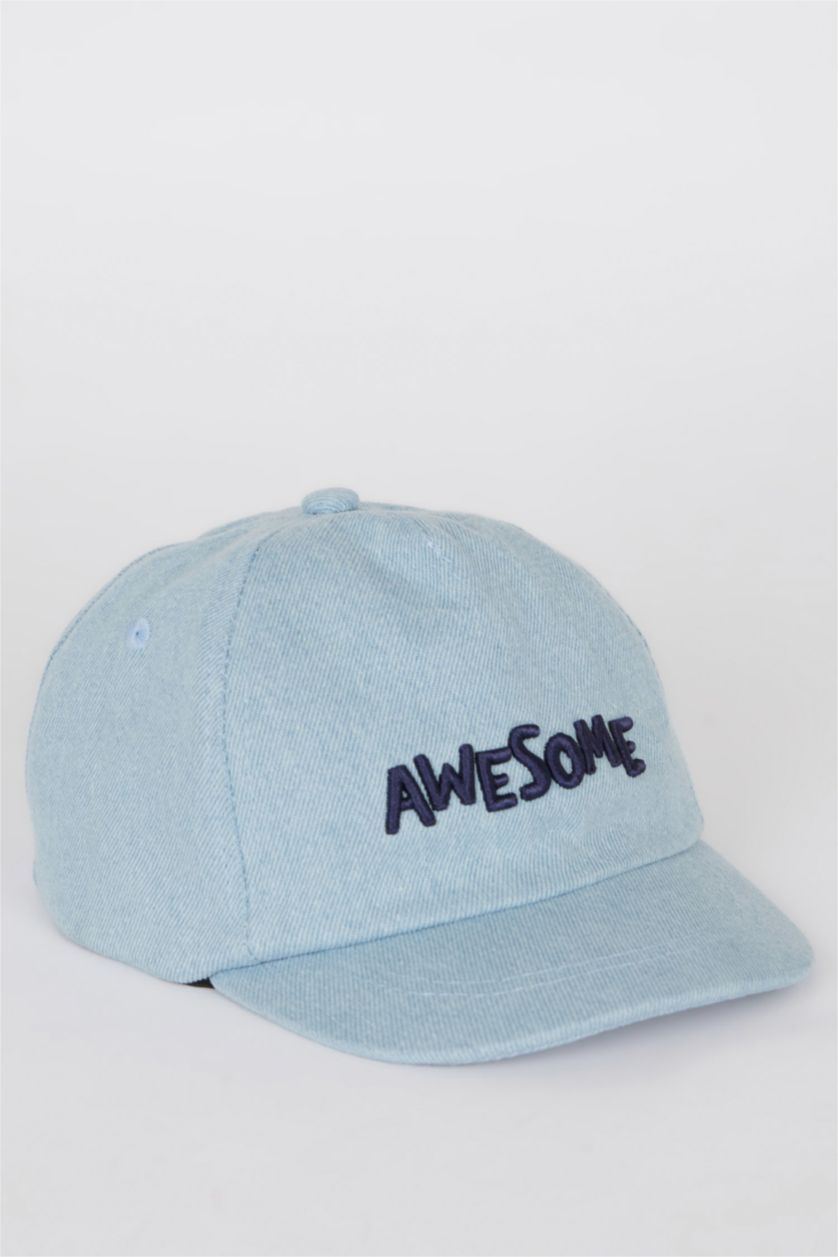 BABY BOY Blue Baby Boy Embroidered Denim Cap