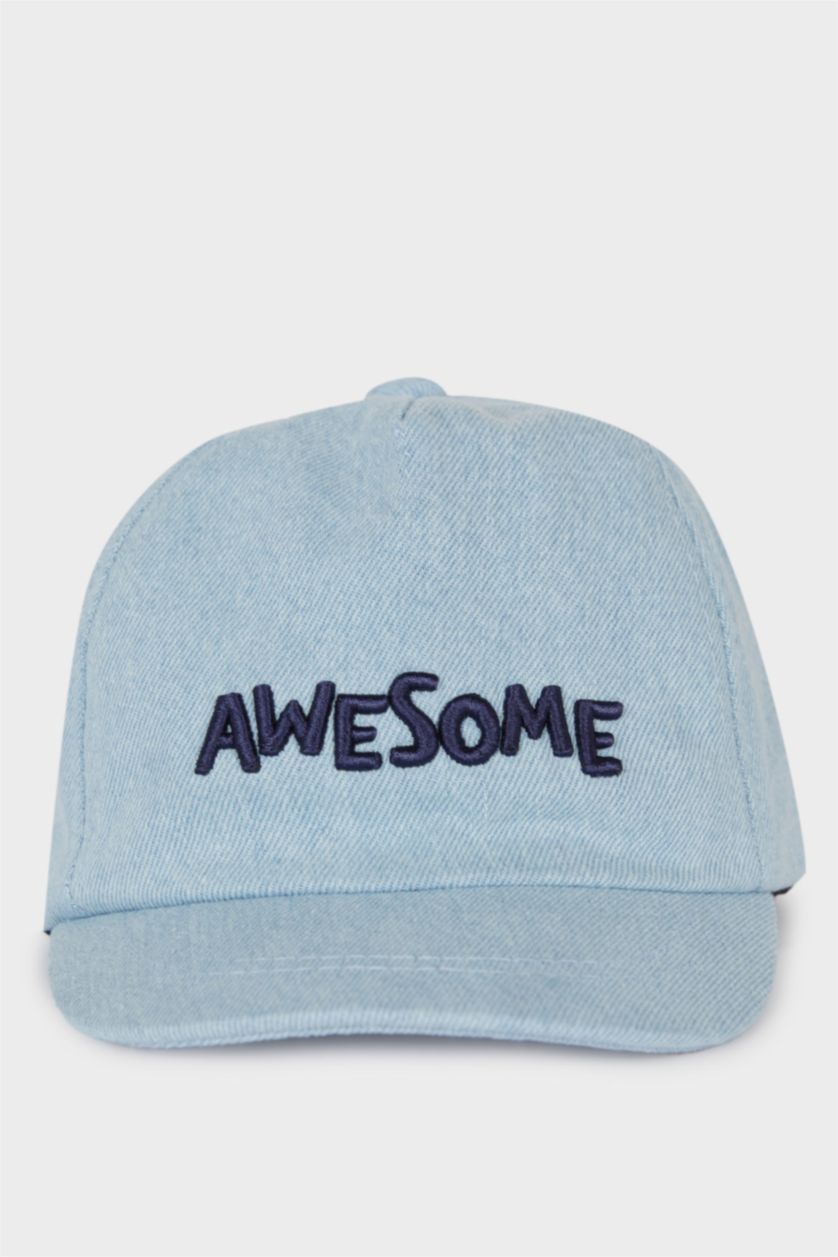 BABY BOY Blue Baby Boy Embroidered Denim Cap