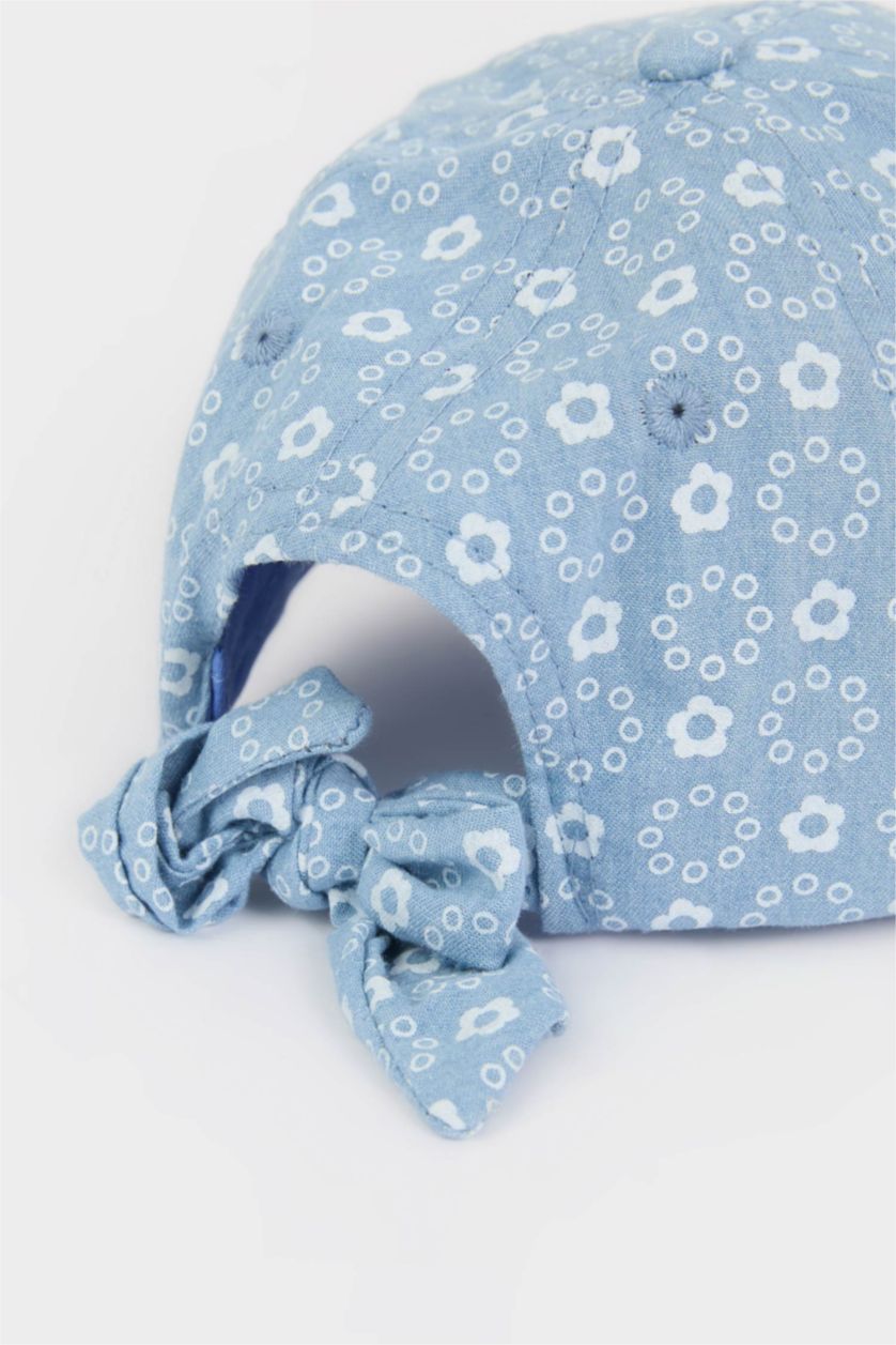 طفلة صغيرة أزرق شفقة كاب بناتي قطن مطبوع